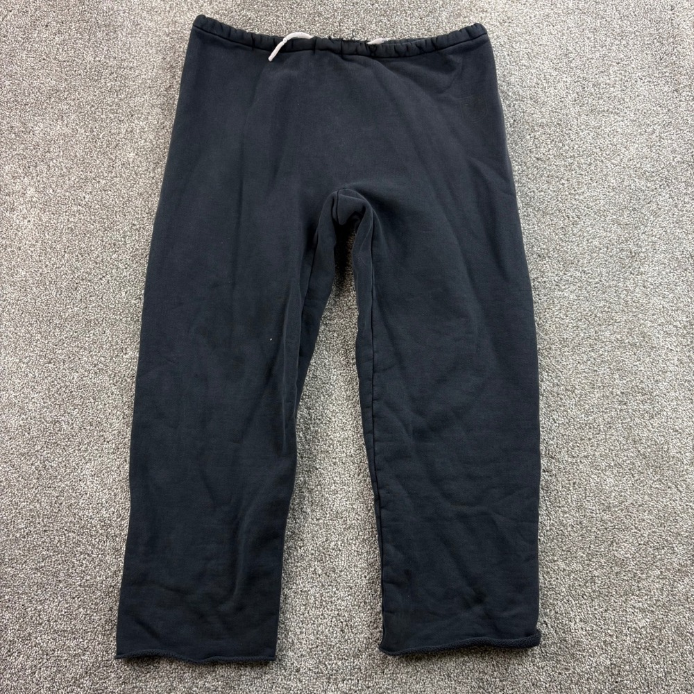 Kanye West Vultures Sweatpants Mens Large Black Baggy Wide Leg